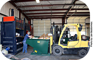 forklift compactor